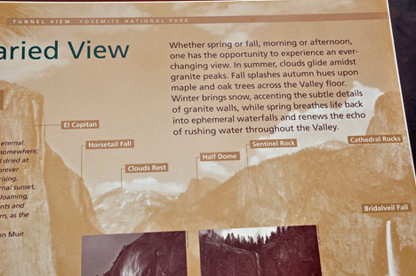 sign naming the rock formations