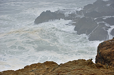 crashing waves