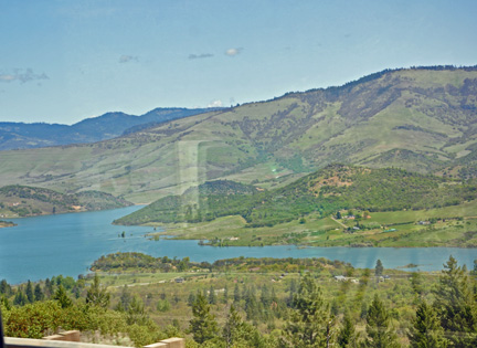 scenery while driving