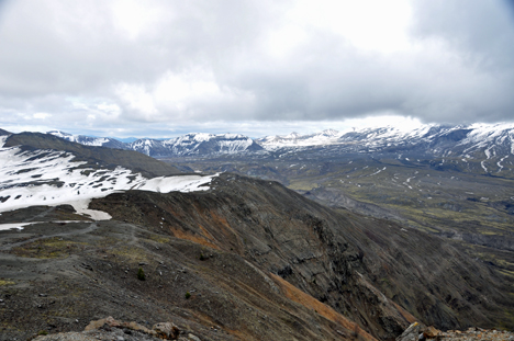 Mt. Saint Helens is actually 5 miles from this photo