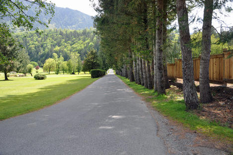 exit from the campground