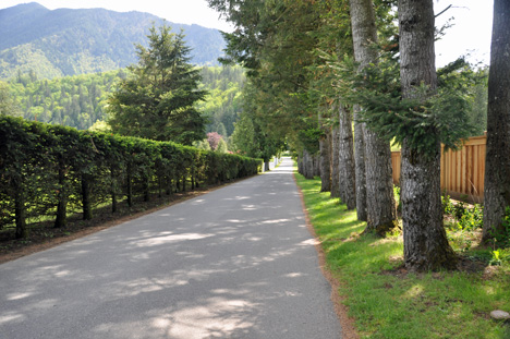 exit from the campground