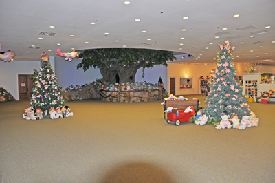 an overview of the room