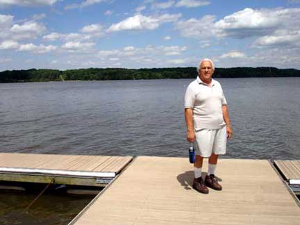 Lee Duquette at the Potomac River