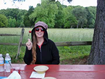 Karen duquette  - picnic on a cold day