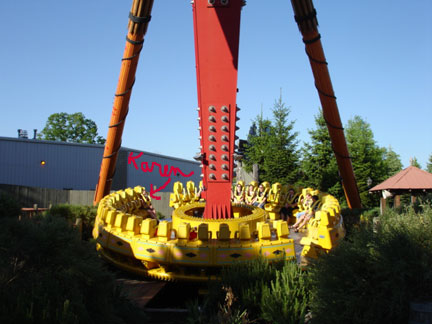 Karen on the ride