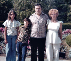 Brain and his family at Opryland