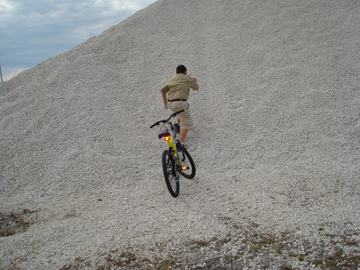 Alex ditches the bike